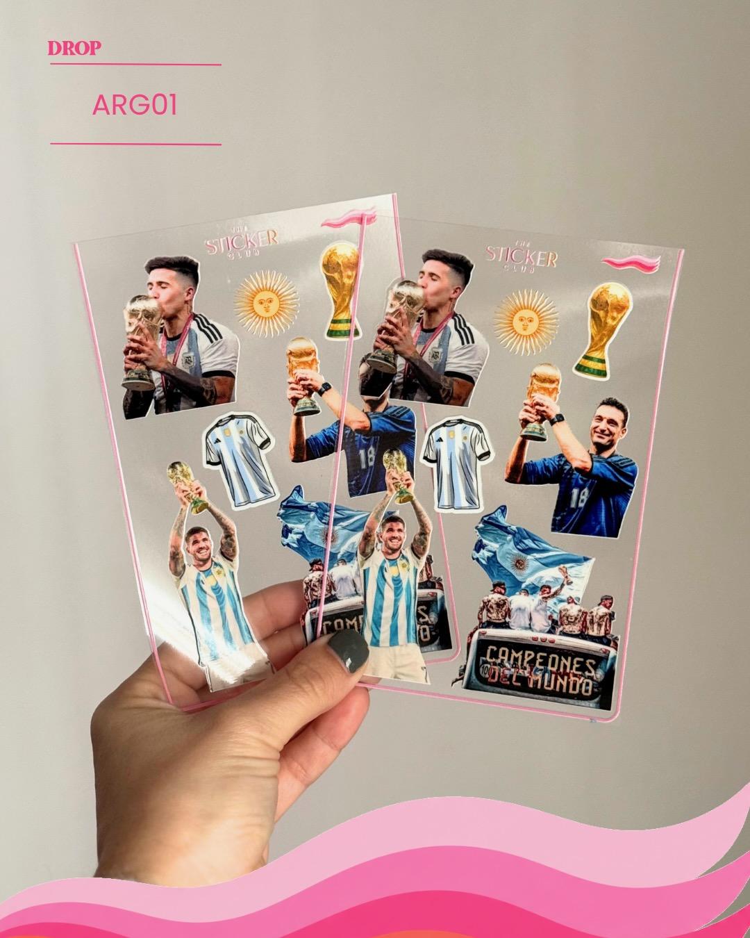 Plancha de stickers ARG01