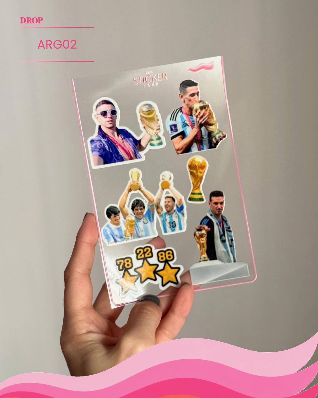 Plancha de stickers ARG02