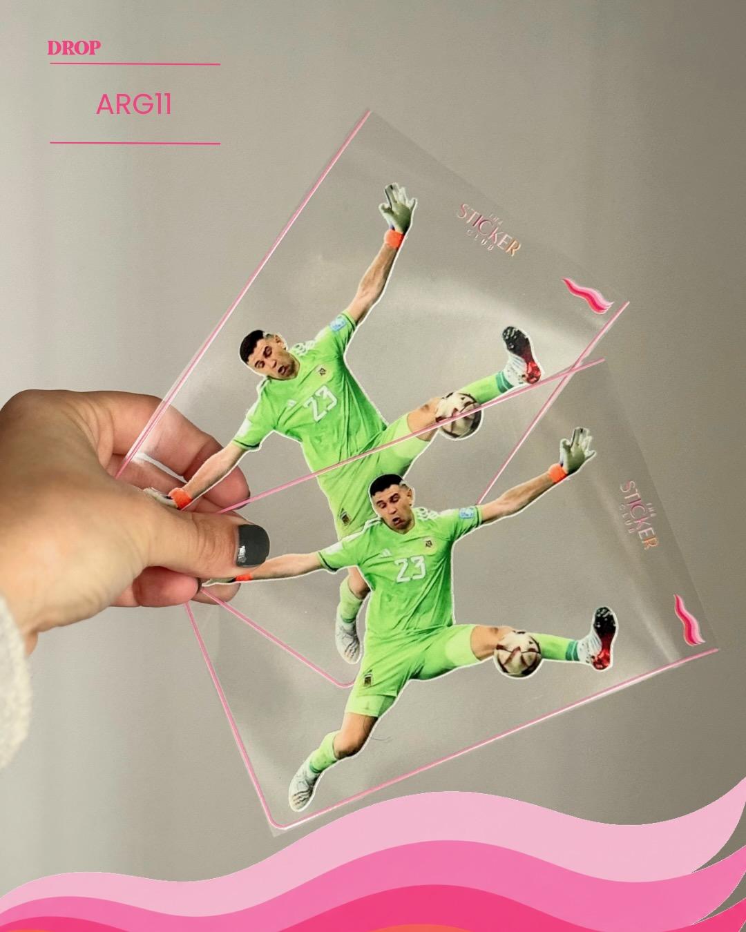 Plancha de stickers ARG11