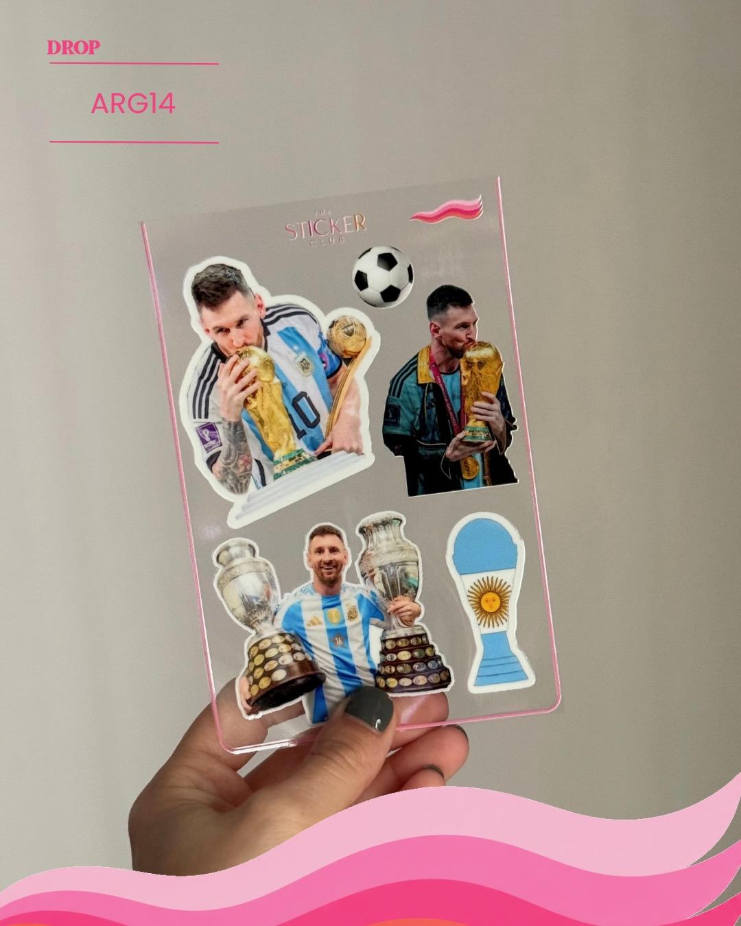 Plancha de stickers ARG14
