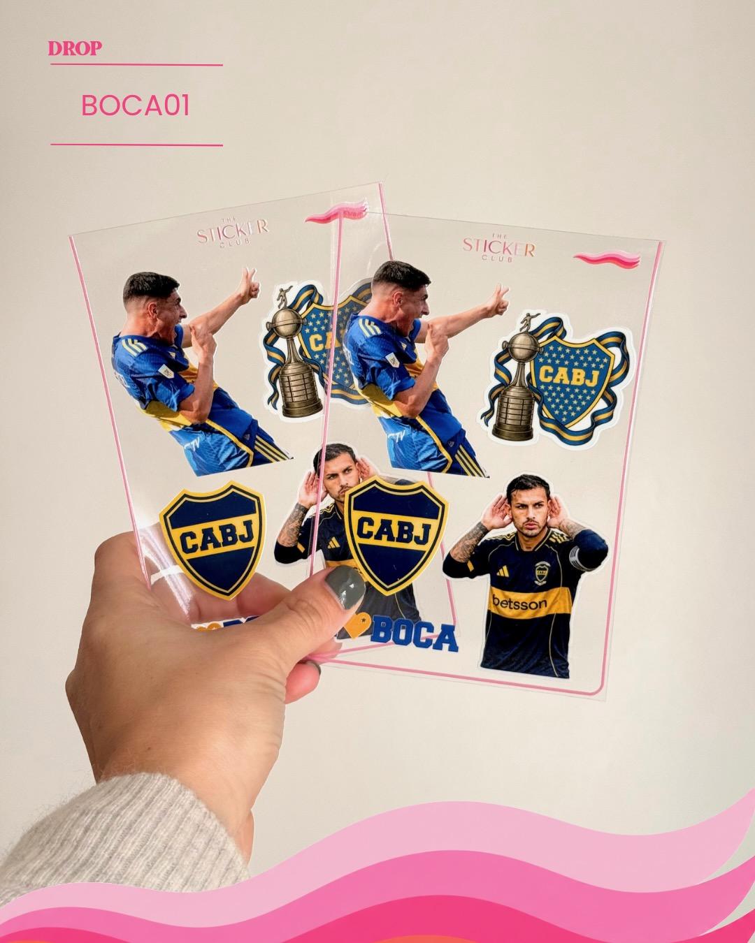 Plancha de stickers BOCA01