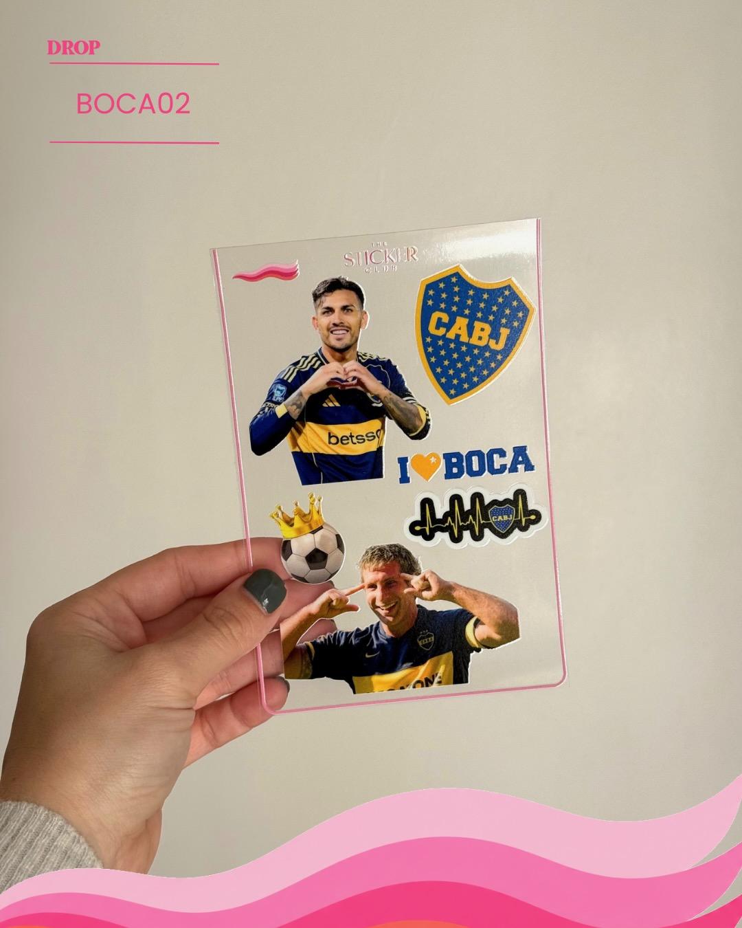 Plancha de stickers BOCA02