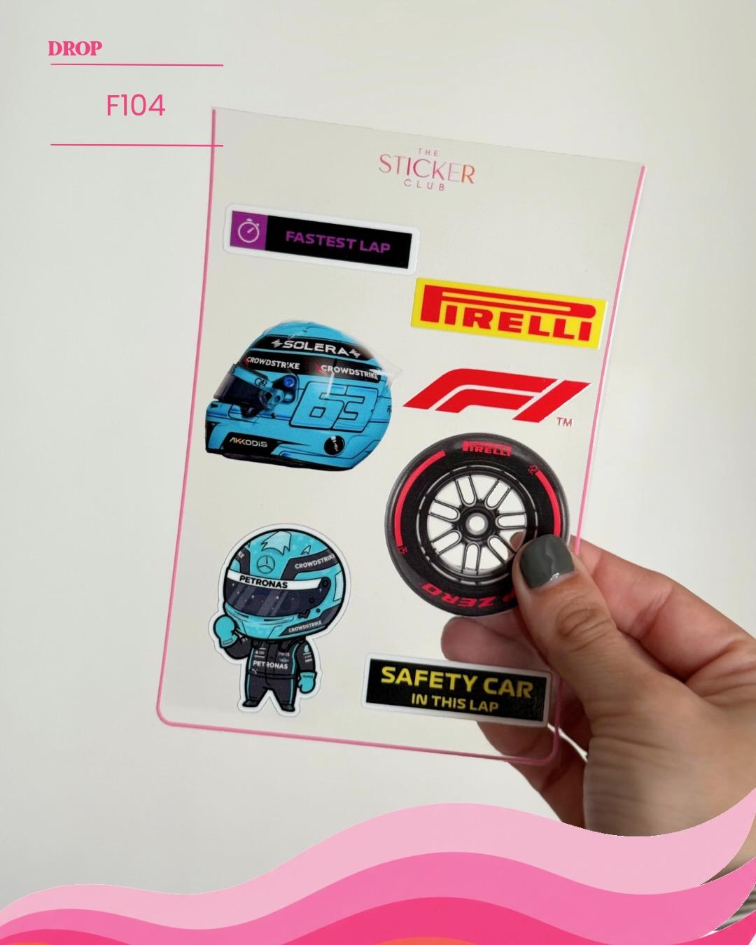 Plancha de stickers F104