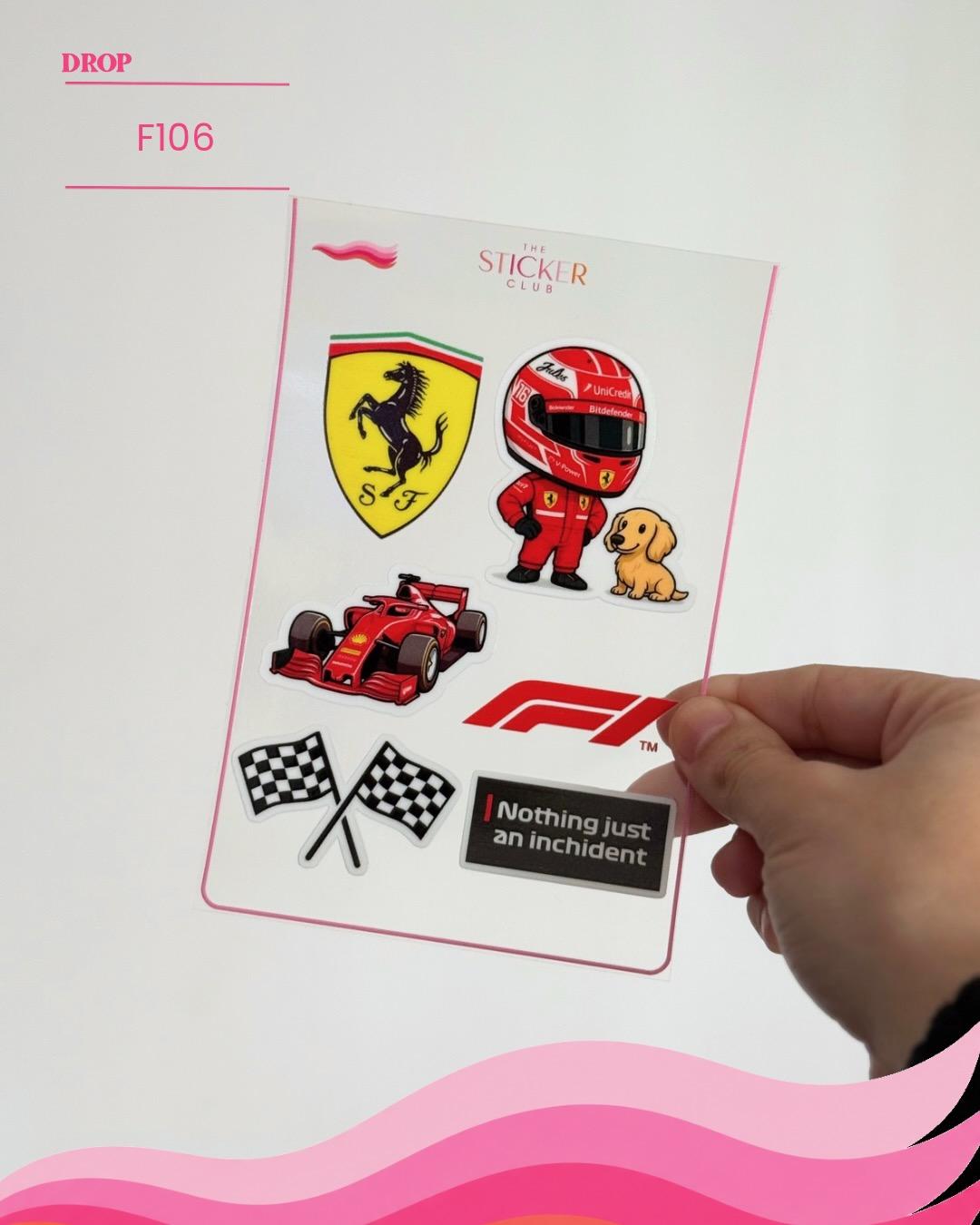 Plancha de stickers F106