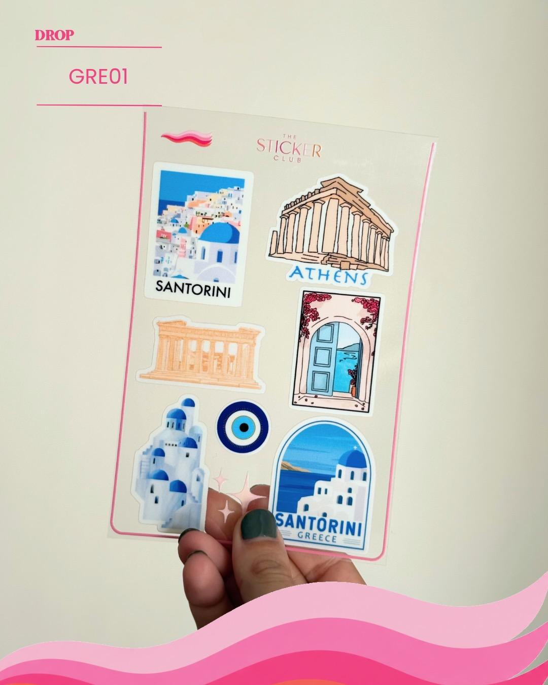 Plancha de stickers GRE01