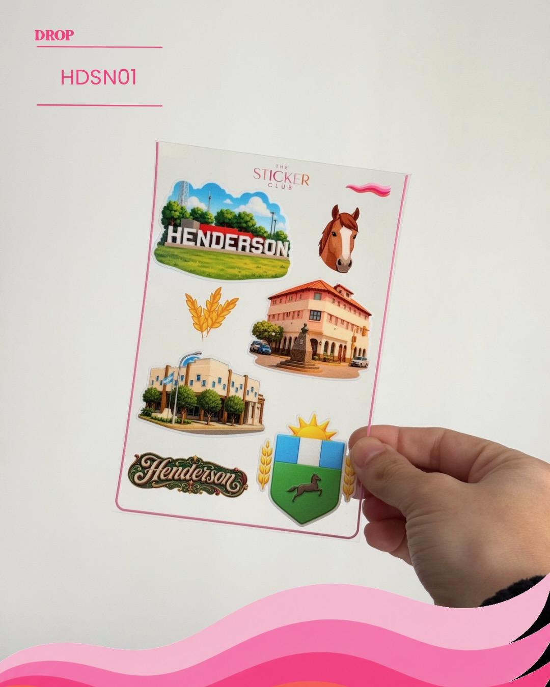 Plancha de stickers HDSN01