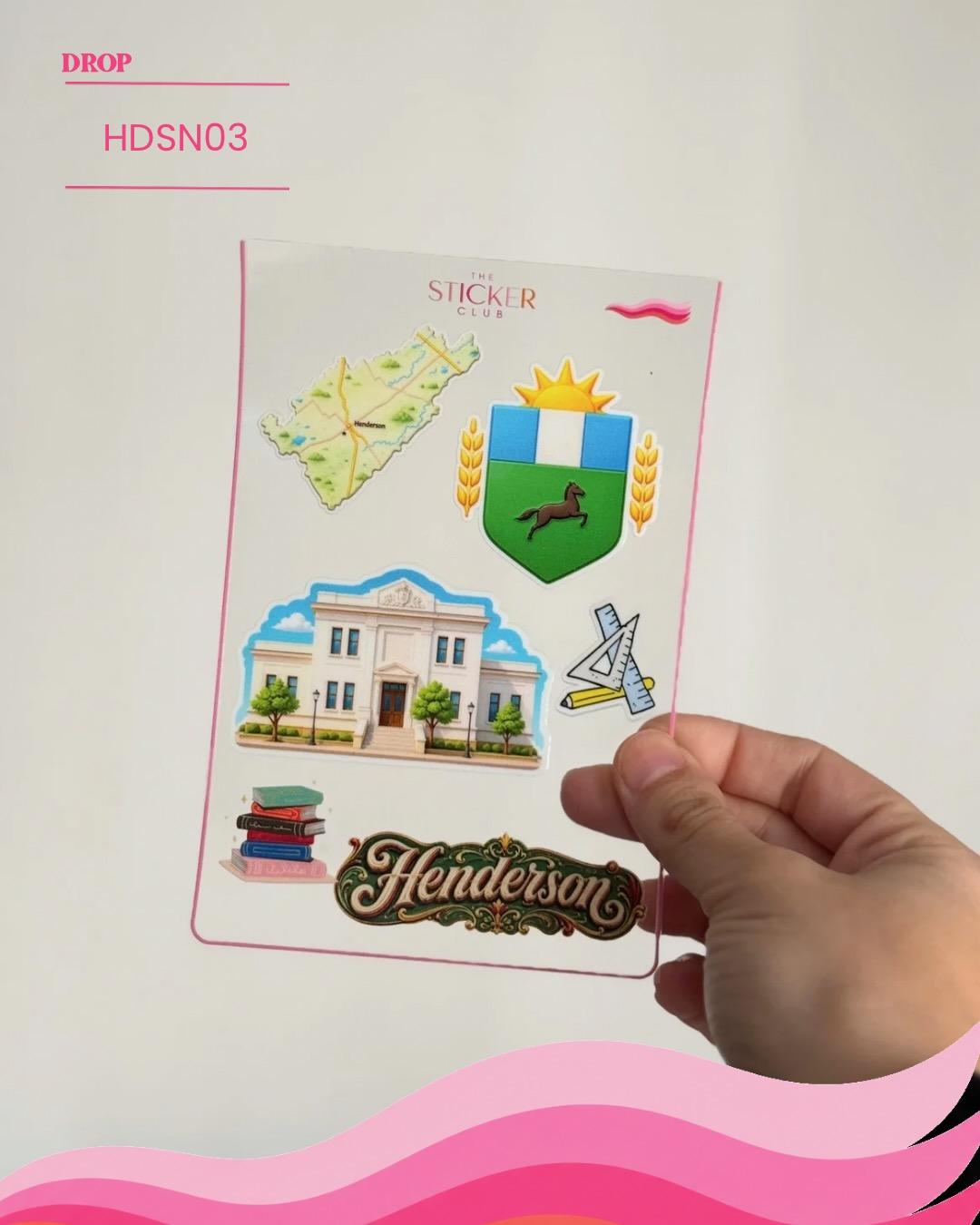 Plancha de stickers HDSN03