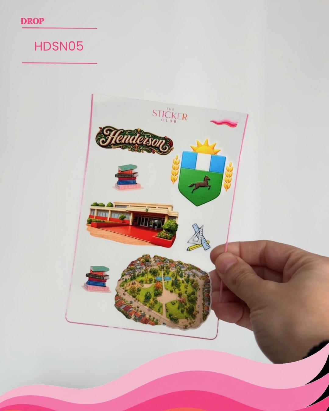 Plancha de stickers HDSN05