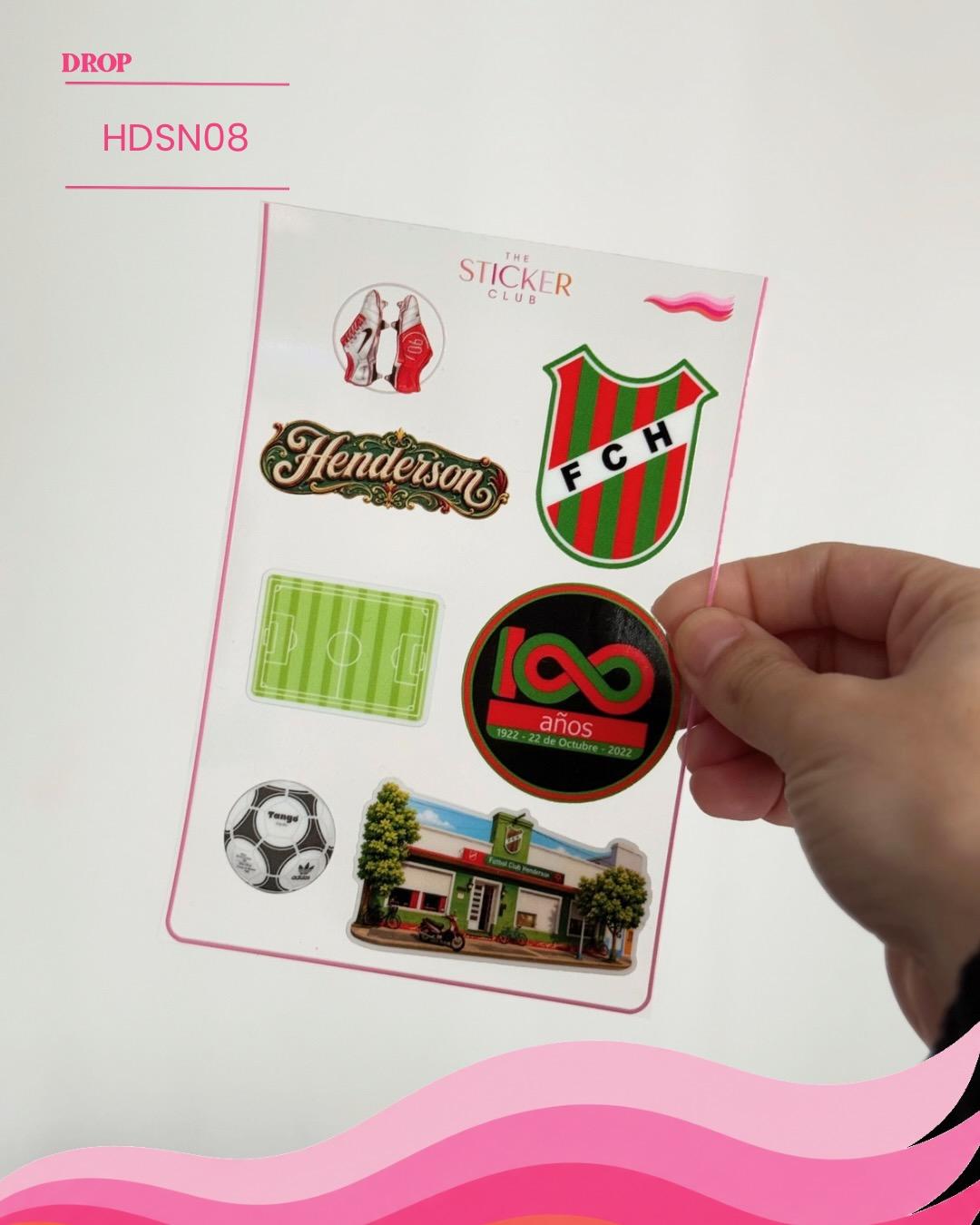 Plancha de stickers HDSN08