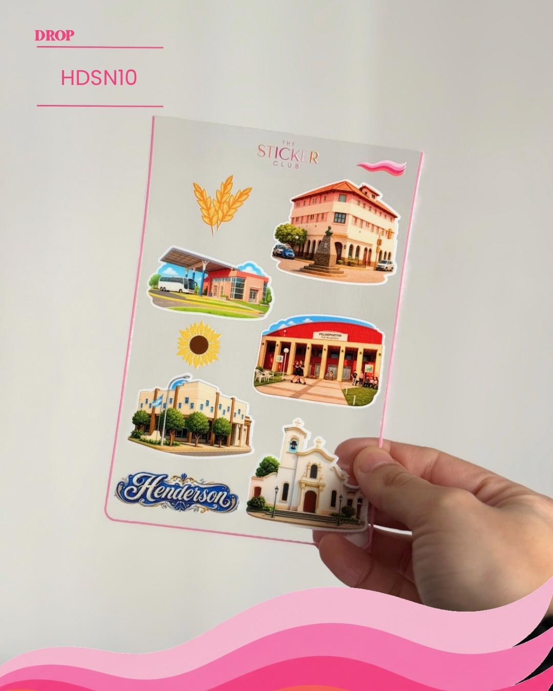 Plancha de stickers HDSN10