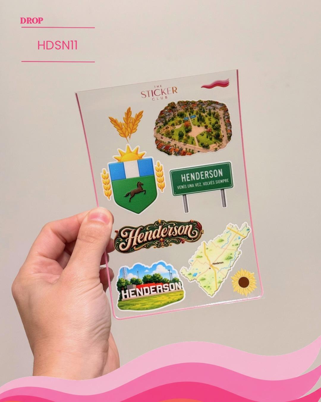Plancha de stickers HDSN11