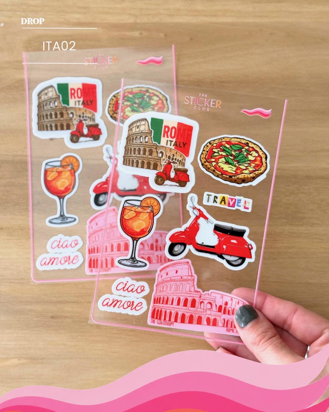 Plancha de stickers ITA02