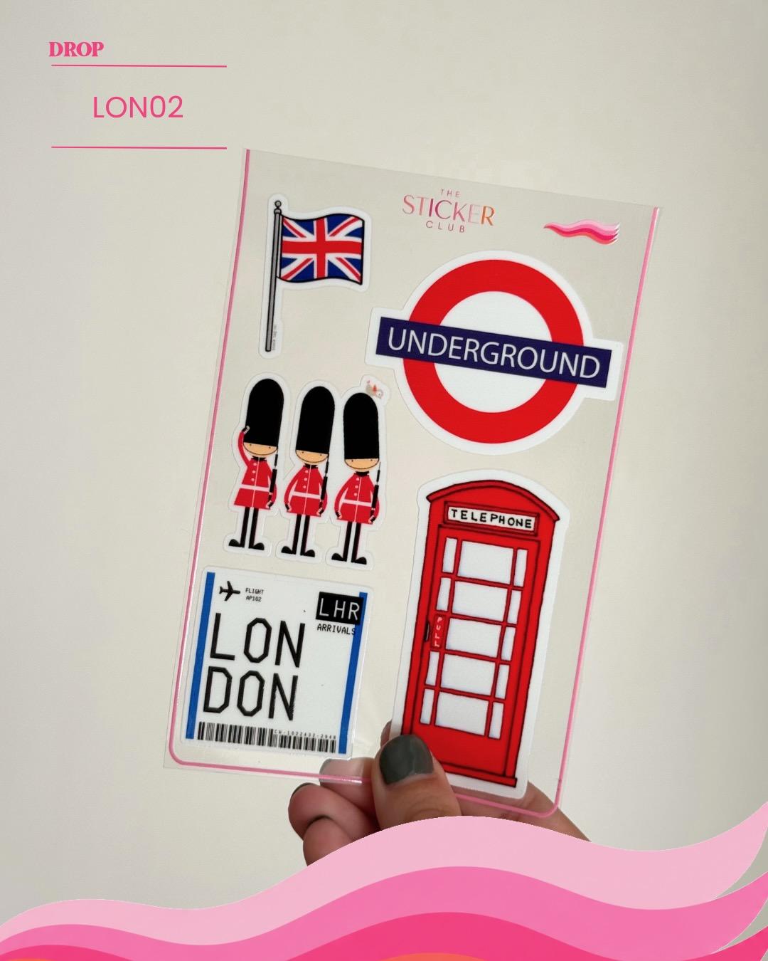 Plancha de stickers LON02
