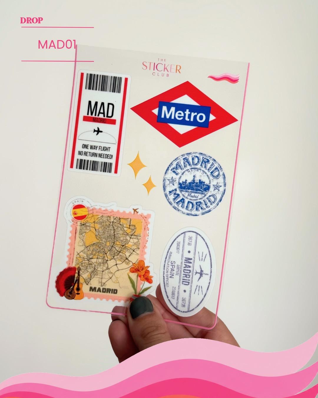 Plancha de stickers MAD01