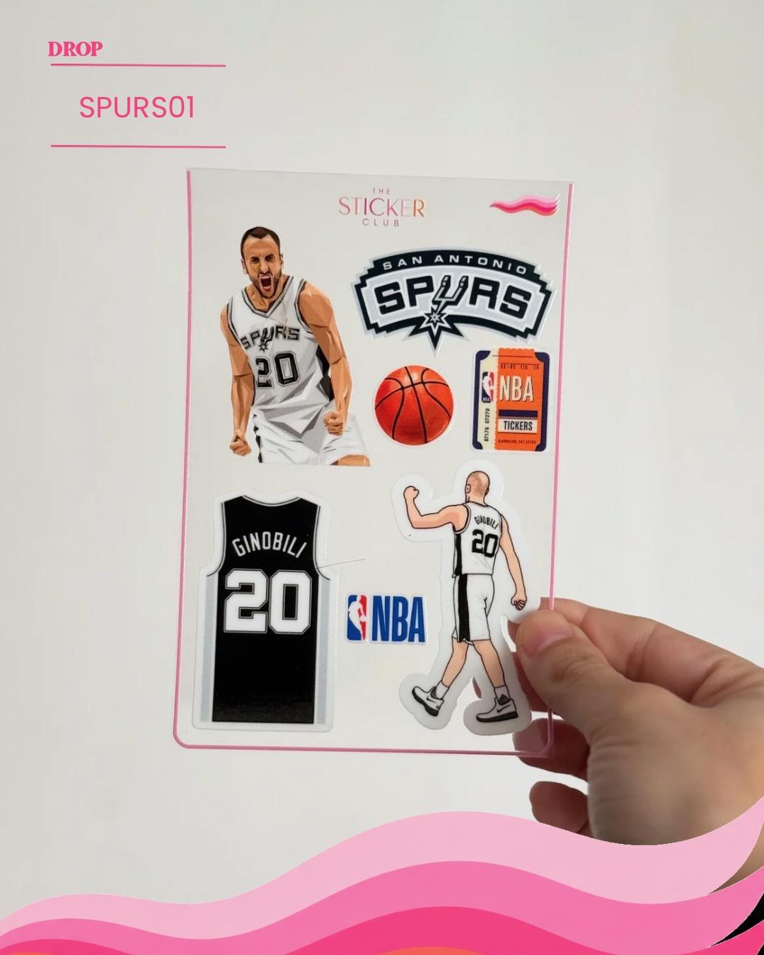 Plancha de stickers SPURS01