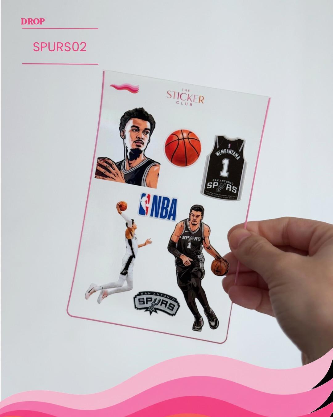 Plancha de stickers SPURS02