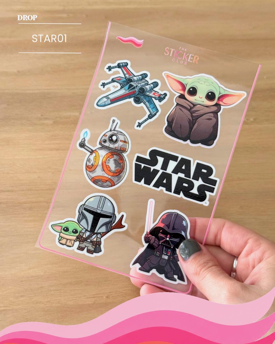 Plancha de stickers STAR01