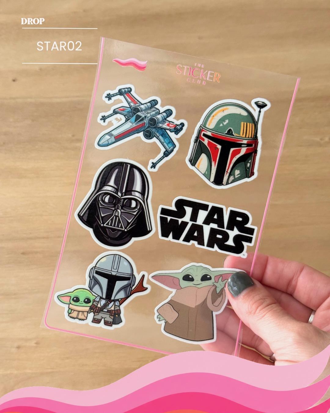 Plancha de stickers STAR02