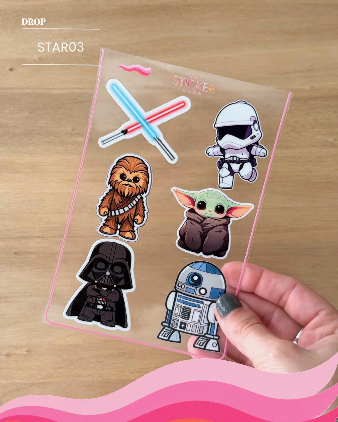 Plancha de stickers STAR03