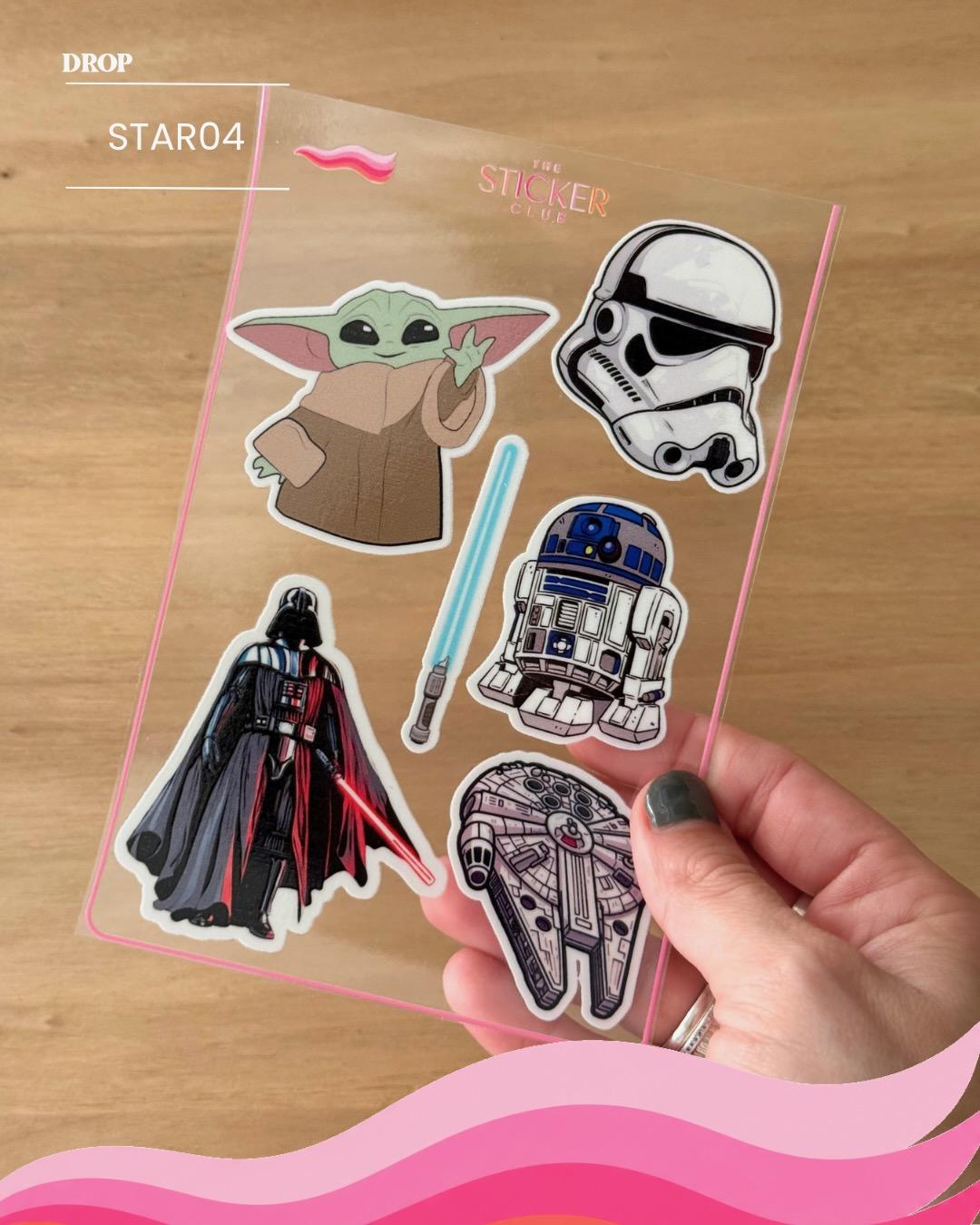 Plancha de stickers STAR04