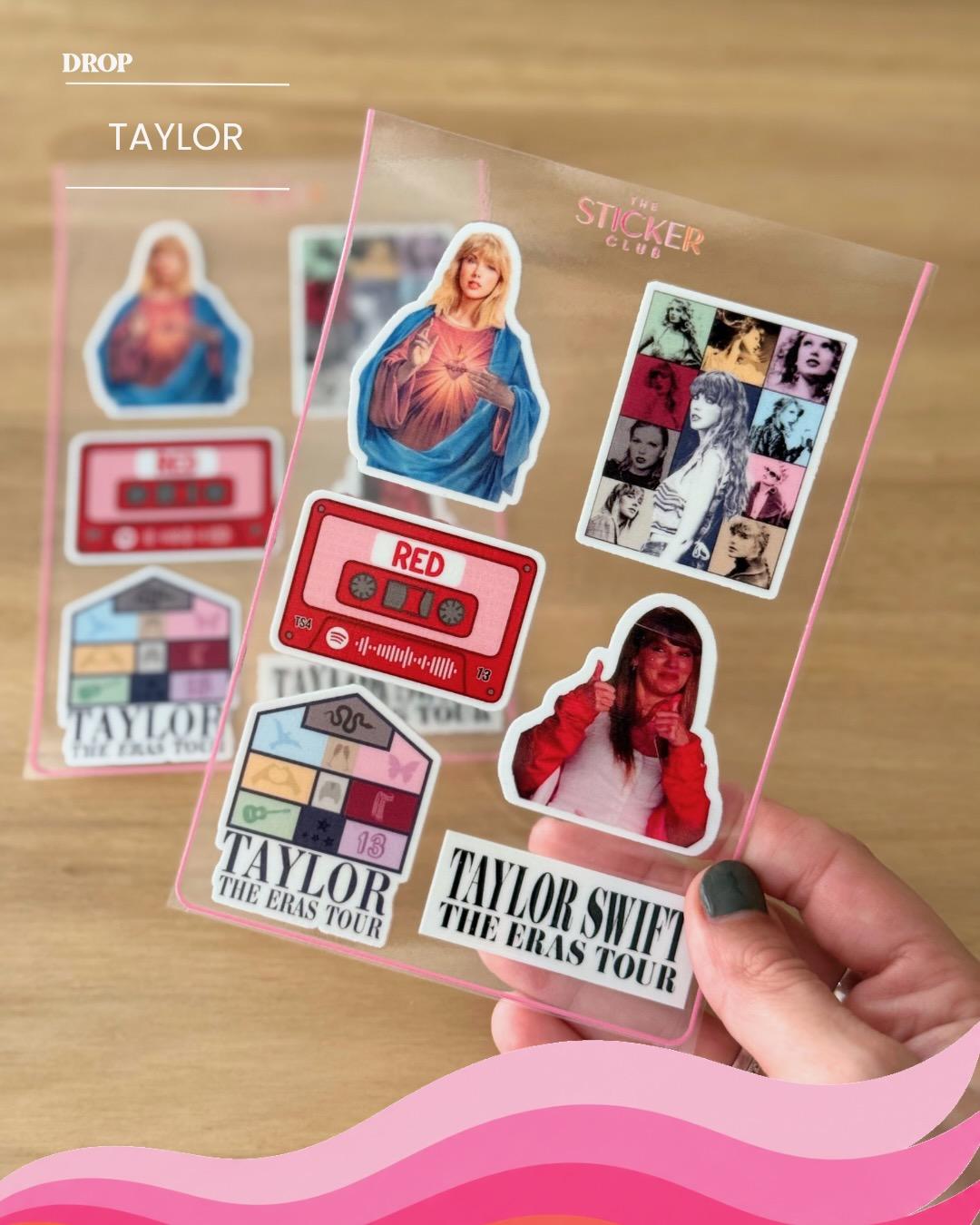 Plancha de stickers TAYLOR