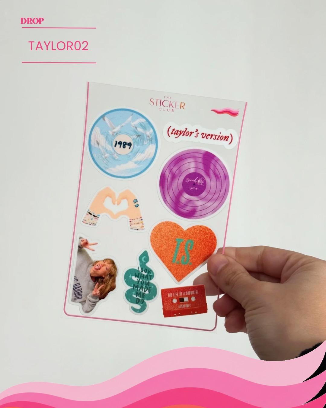 Plancha de stickers TAYLOR02
