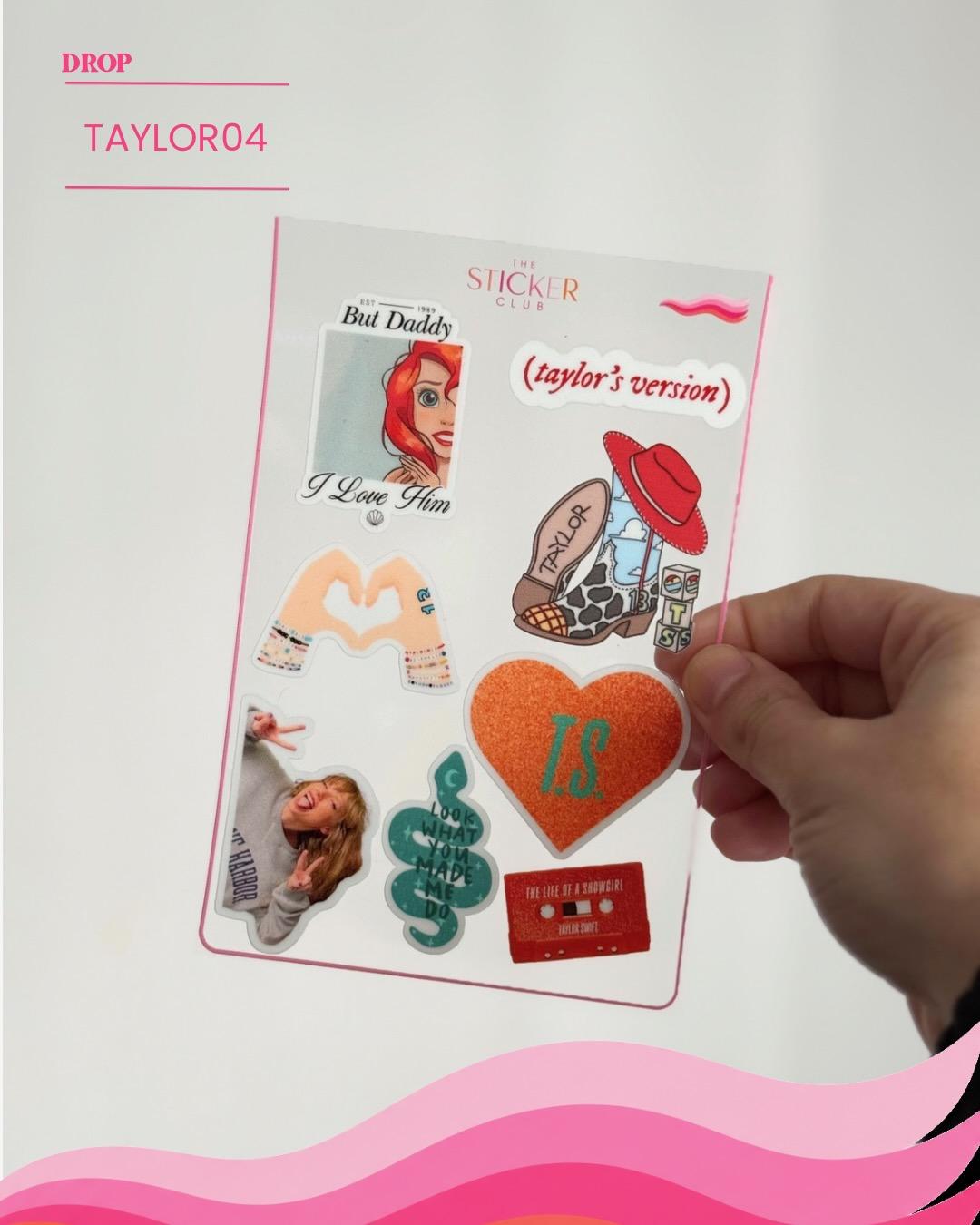 Plancha de stickers TAYLOR04